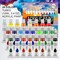 Acrylic Paint Set 56 pcs,Painting Supplies with 24 Acrylic Paint,16 Sheets Acrylic Pad